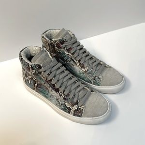 P448 Hi top sneakers size 36. Used